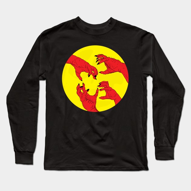 The devils hands Long Sleeve T-Shirt by Johanmalm